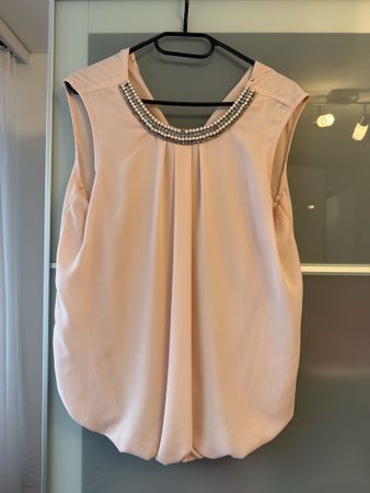 Elegante Ballonbluse, Gr. 40, Rosé, Dorothy Perkins