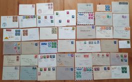 Pro Juventute: 40 verschiedene Briefe (1)  Siehe Scan