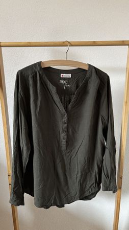 Street One Bluse, Olivengrün, Gr. 38, Langarm, Top Zustand!