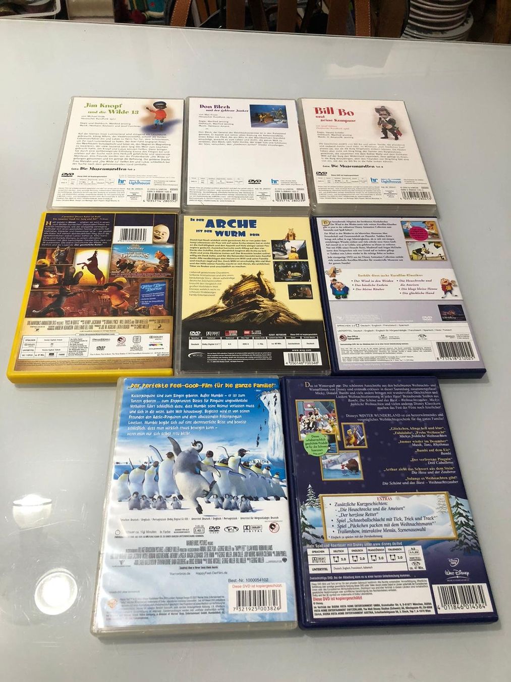 Tutti i DVDs: 8 Kinder DVDs – Usato da Röschenz venduto da Tashroal 1