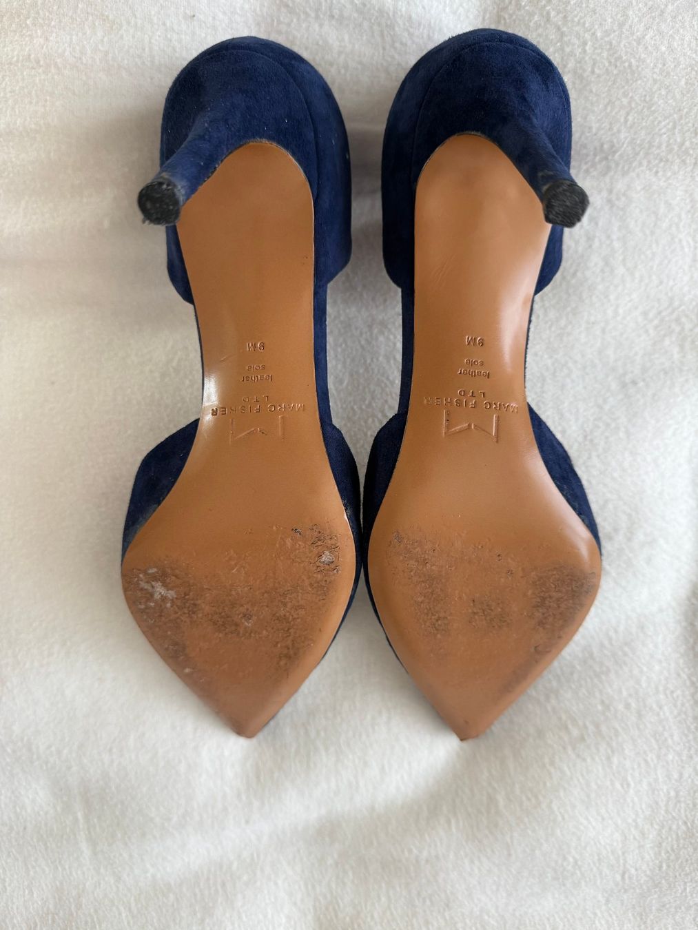 Scarpe da donna: Elegante, Dunkelblaue Wildlederschuhe – Usato da Spreitenbach venduto da BritToSwiss 3