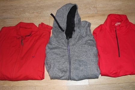 lot 3 pièces _ sweats et veste été façonnable _ size XL