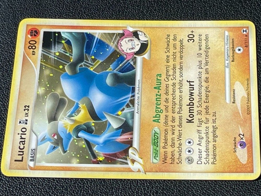 Lucario 8/111 Holo Rare Pokémon Rising Rivals (Neu (gemäss Beschreibung ...