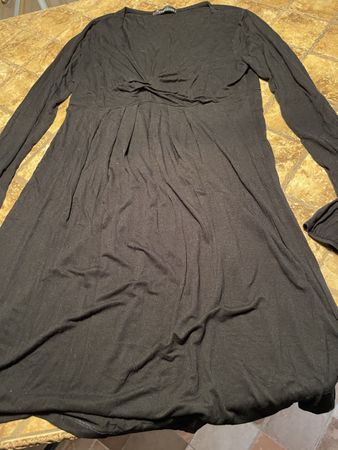 Abito Viscosa Twentyone nero tg M/L-perfetto per l'autunno
