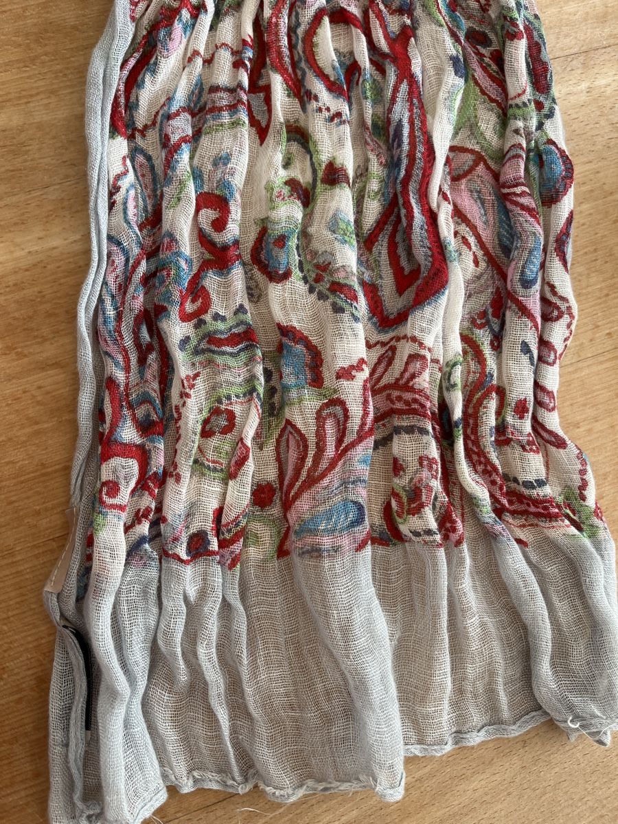 Foulard & Sciarpe: Wunderschönes buntes Halstuch 185 cm lang – Usato da Aesch BL venduto da shuja01 1
