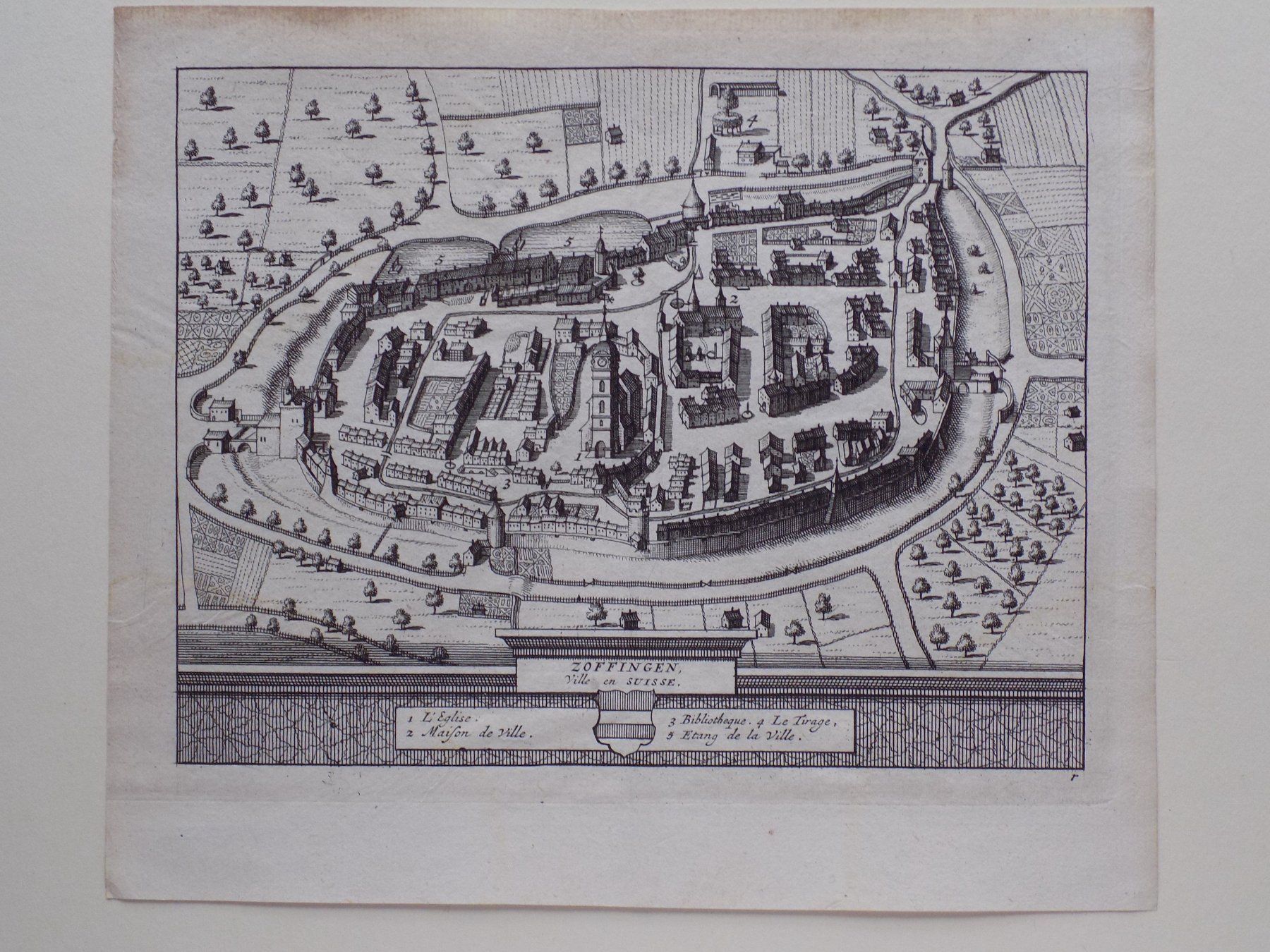 Gravures: Zofingen Kupferstich – D'occasion à Risch par Rischli15