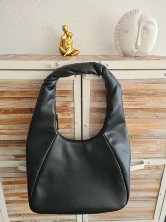Grand Sac tout souple "EVE&ODD" Noir /Fermeture