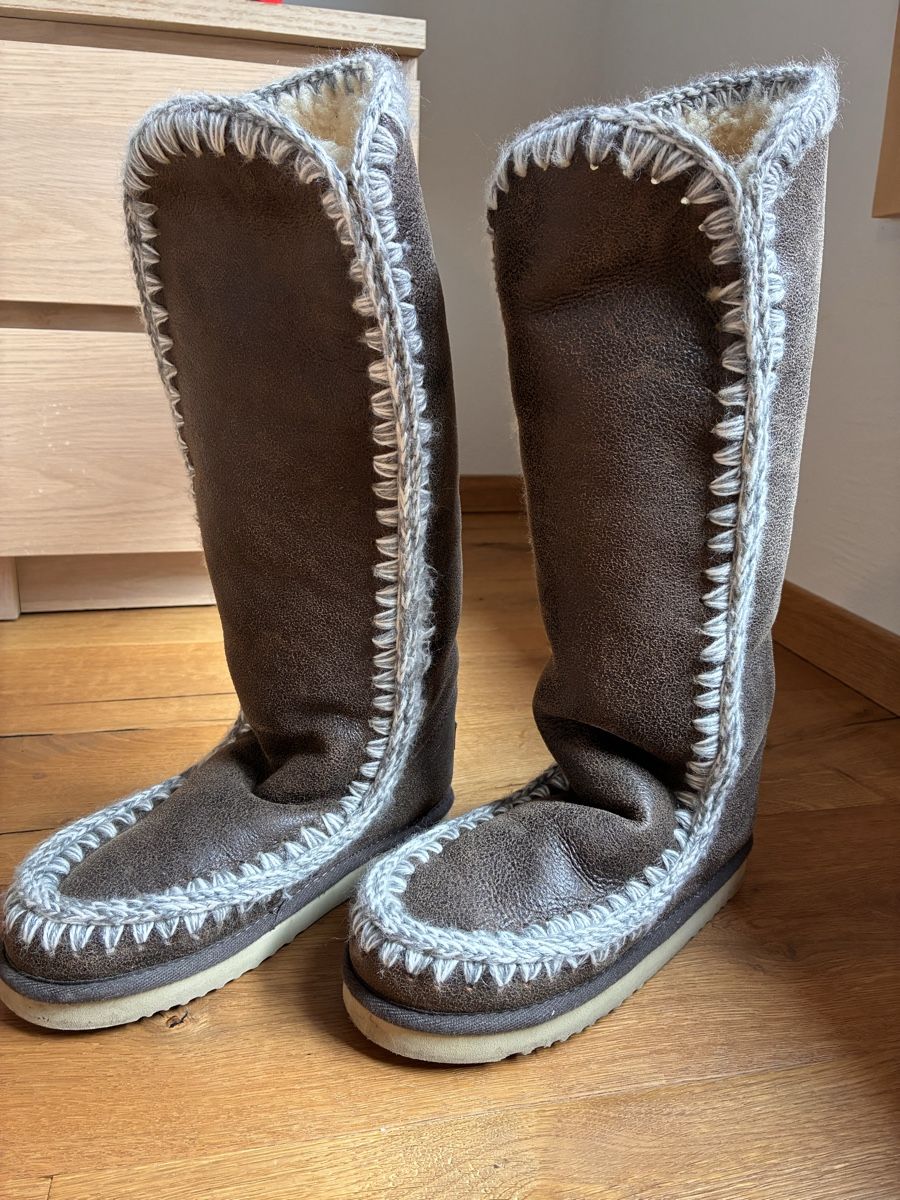 Mou Scarpe da donna: Eskimo Mou Stiefel braun 39 – Nuovo (secondo la descrizione) da Charmey (Gruyère) venduto da Guana_marge