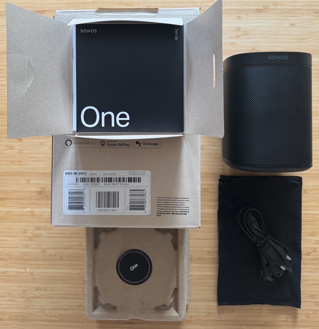 Sonos Casse acustiche: SONOS One Gen2 (schwarz) zum Schnäppchenpreis – Usato da Buchs SG venduto da rock.n.rolf 5