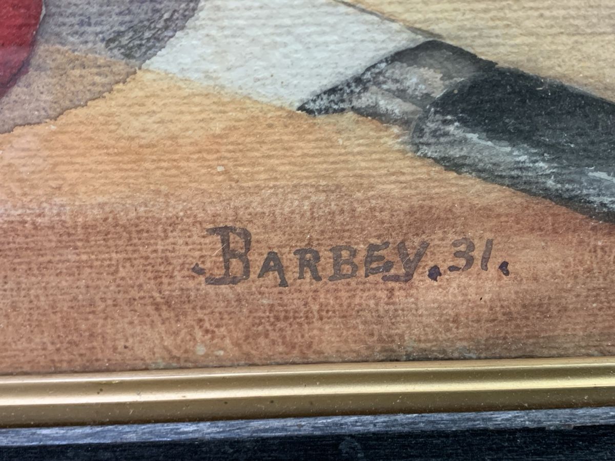 Dipinti: BARBEY 1931 Aquarell  – Usato da Wolfhalden venduto da SecondAntique 1