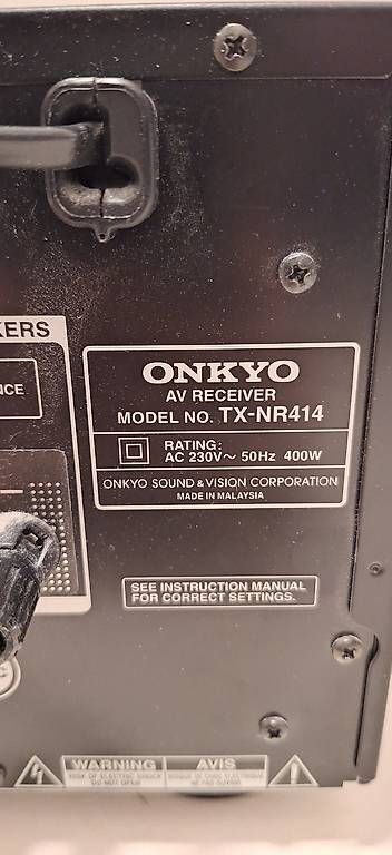 Ricevitori: Onkyo AV-Receiver TX-NR414 – Usato da Worb venduto da Toms 3