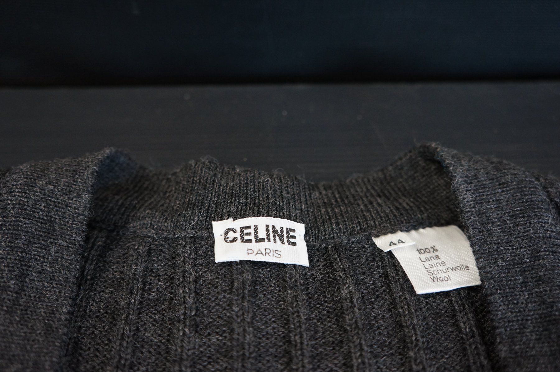 Celine Giacche: CELINE Vintage Wollstrickjacke – Usato da Basel venduto da bk_brockibasel 1