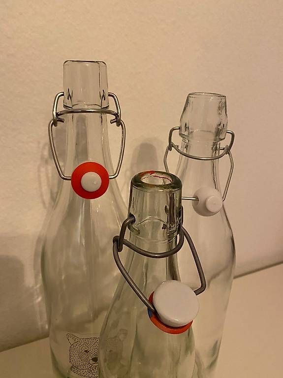 Bicchieri, Caraffe & Bottiglie: Deko-Glasflaschen mit Bügelverschluss – Usato da Luzern venduto da lauriie 1