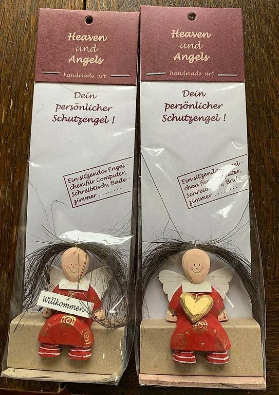 Statuette: Schutzengel – Nuovo e nell'imballaggio originale da Winterthur venduto da UGRO