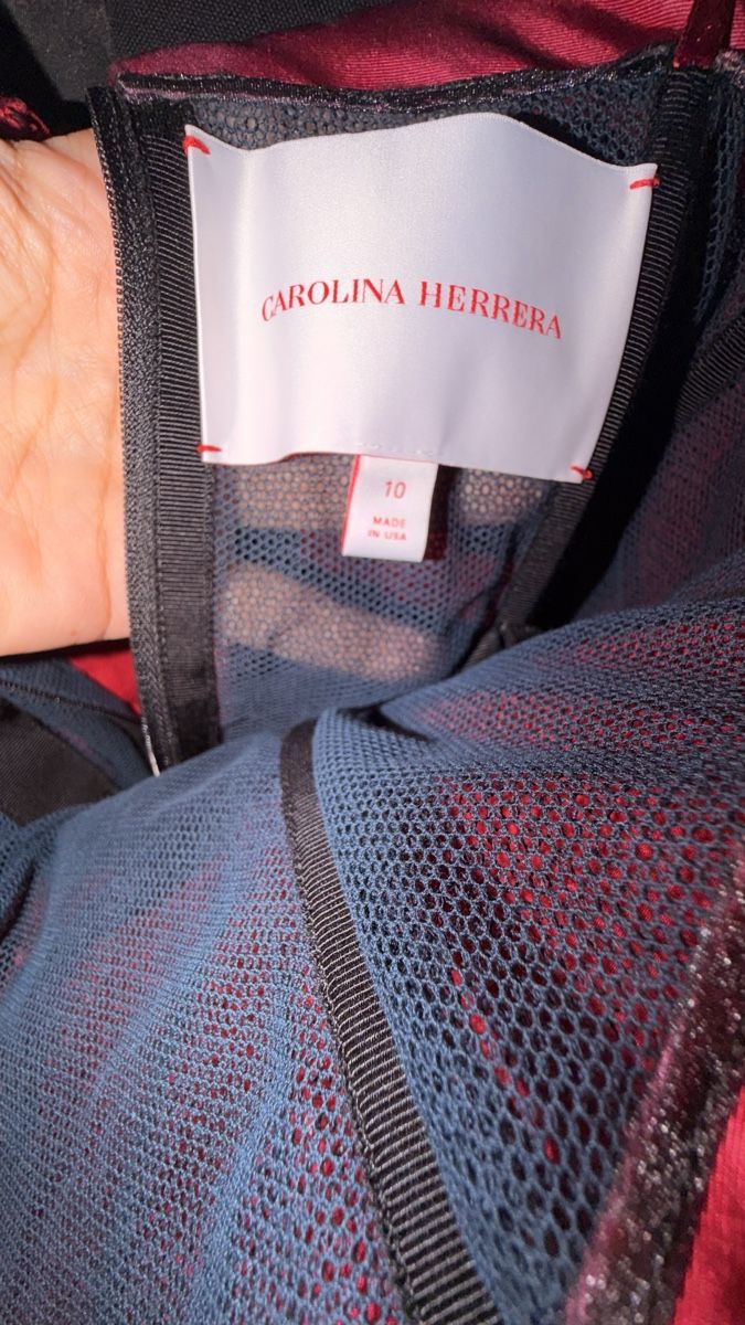 Carolina Herrera Vestiti: Carolina Herrera red silk tafta dress – Nuovo (secondo la descrizione) da Genève venduto da val_rp9x 6
