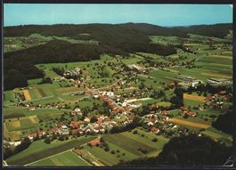 Oberkulm, Ortsansicht vom Flugzeug aus