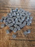 lego 3005 lot de 70 pièces Dark Bluish Gray Brick 1 x 2