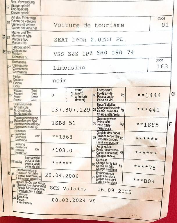 Pneus & Kompletträder: Je vend ma Seat Leon TDI  – Gebraucht aus Sion von Angi001