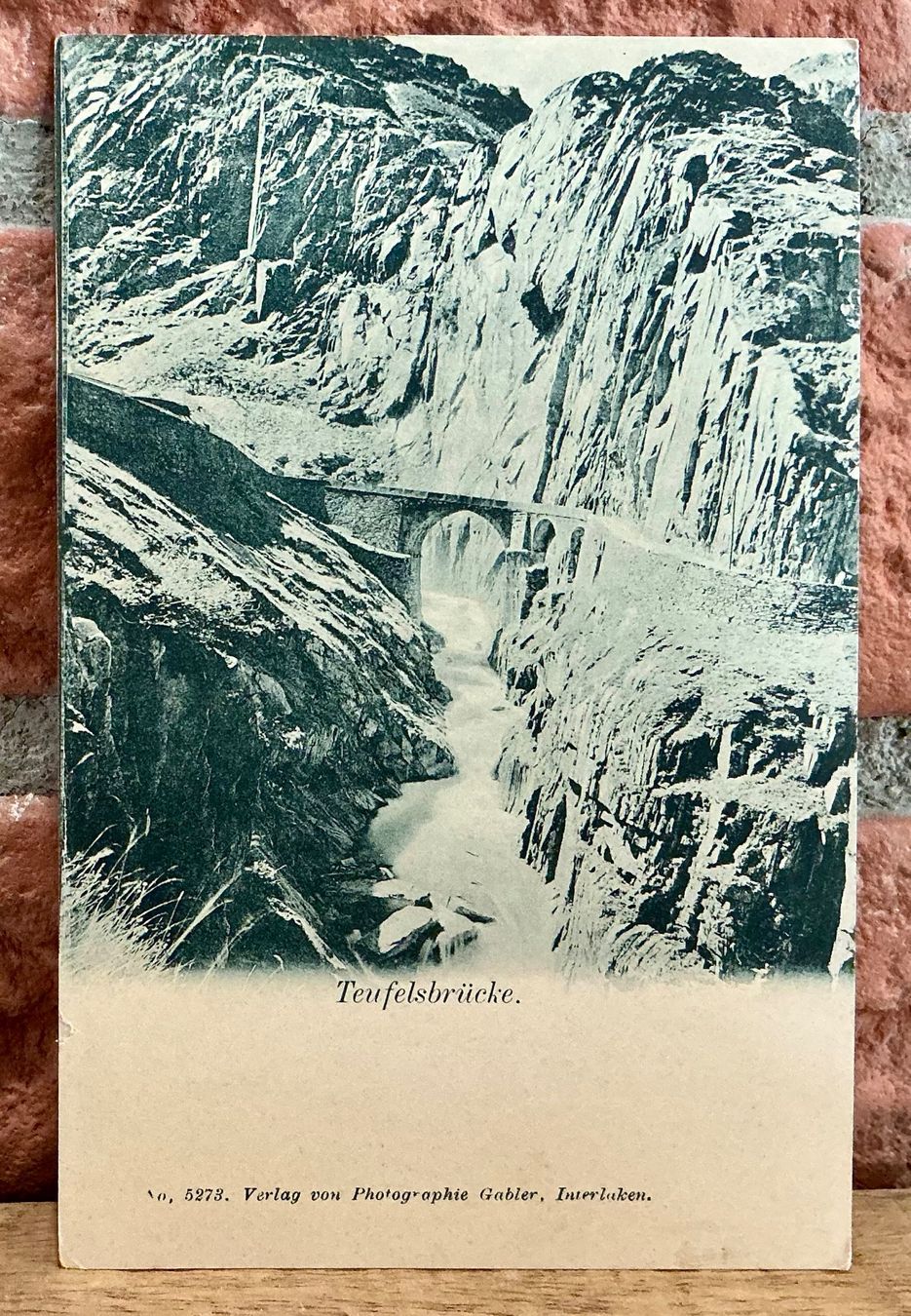 Cartoline postali: TEUFELSBRÜCKE - Gotthardstrasse – Usato da Root venduto da ENGLAND-TREASURES