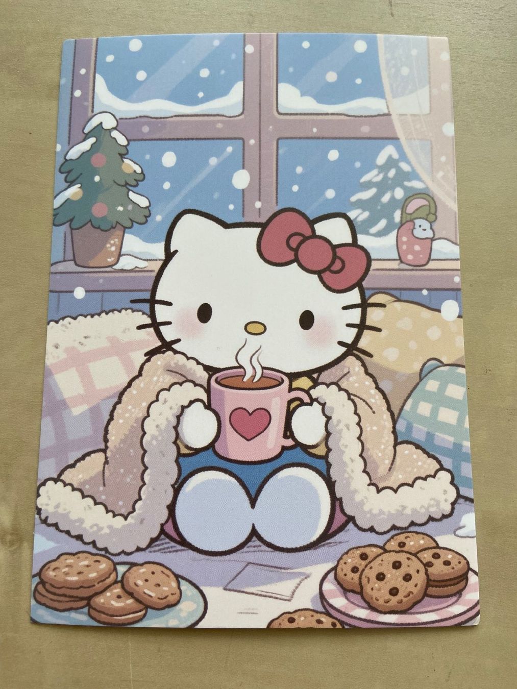Cartoline postali: Hello Kitty Postkarte neu – Nuovo e nell'imballaggio originale da Luzern venduto da waterfront1