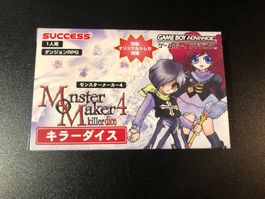 Monster Maker 4 Killer Dice GBA OVP Japan Import Neu