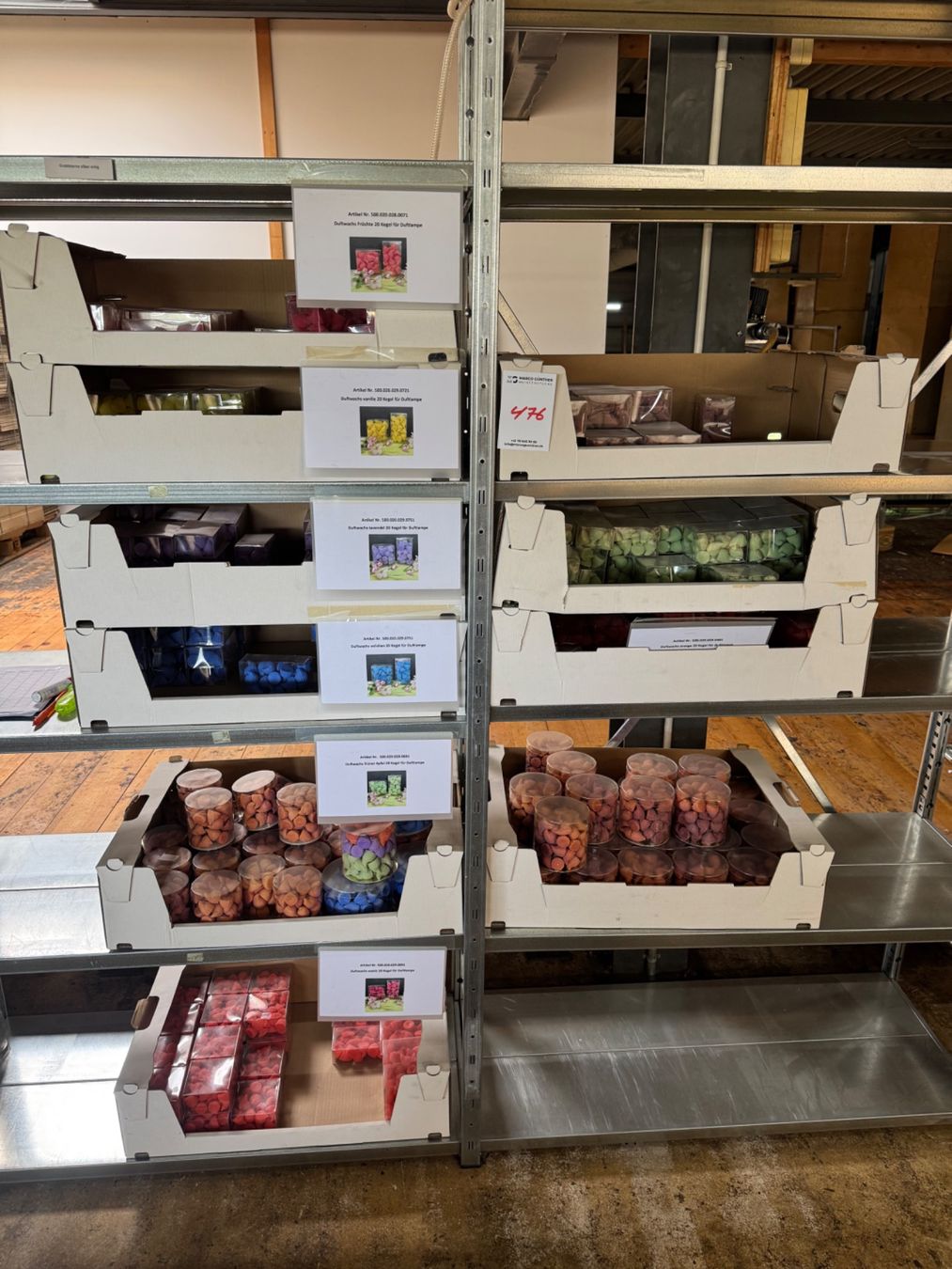 Bougies: 476 Posten Duftwachs aus Liquidation – D'occasion à Derendingen par Meisterstuecke