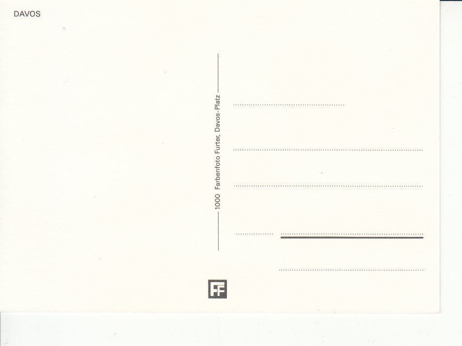 Cartoline postali: Davos 15 um 1995 – Usato da Bürglen TG venduto da StampGraf 1
