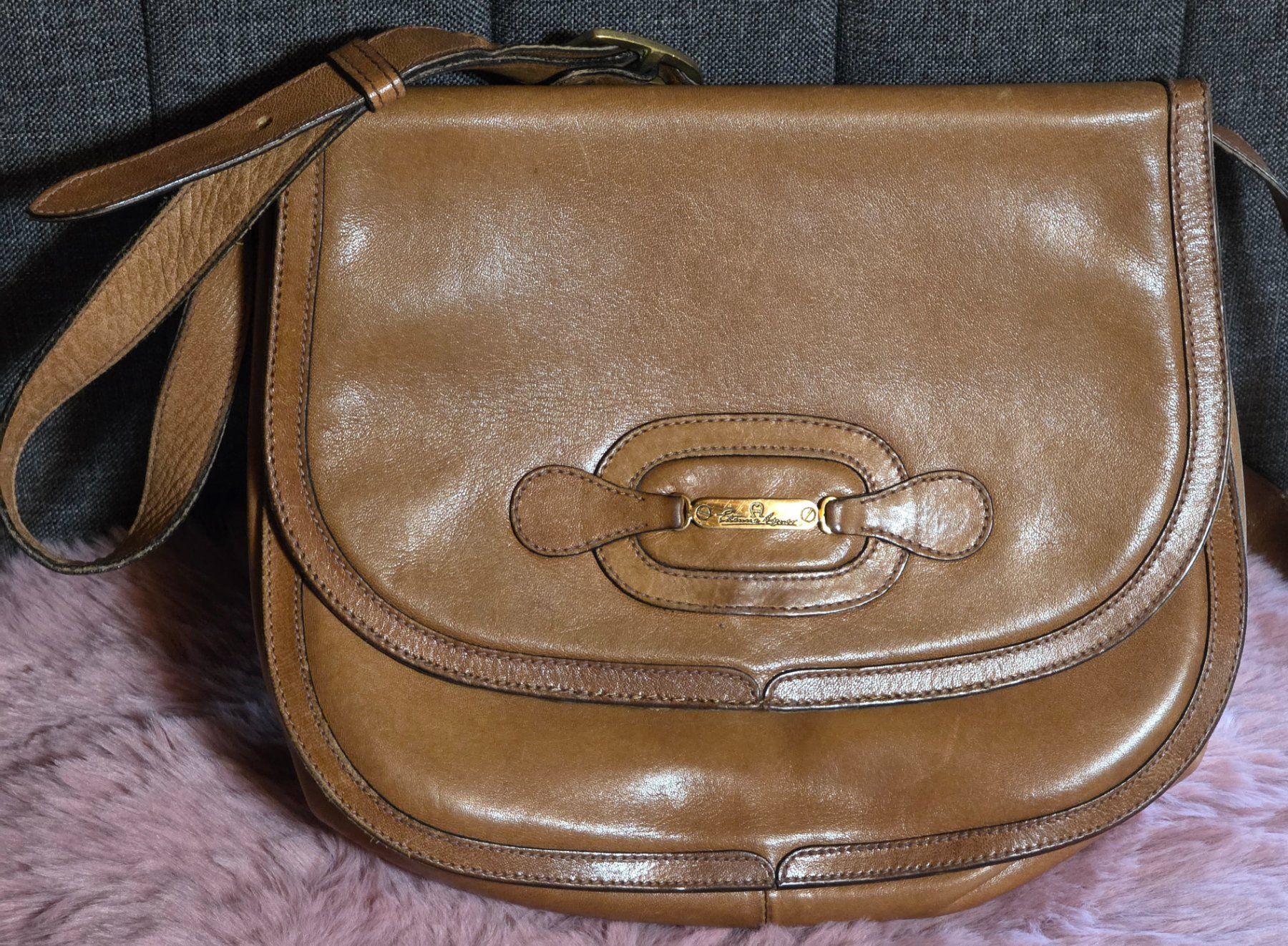 Vera Pelle Taschen: Bag en Cuir Aigner Vintage – Gebraucht aus Rohrbach von lod_m58r