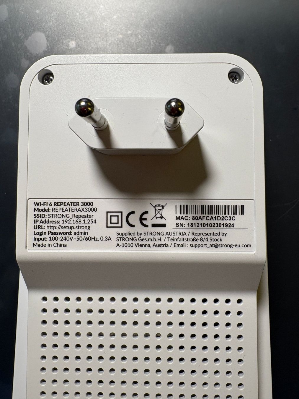 WiFi: Strong Repeater AX3000 – Nuovo (secondo la descrizione) da Hinwil venduto da Hadli 1