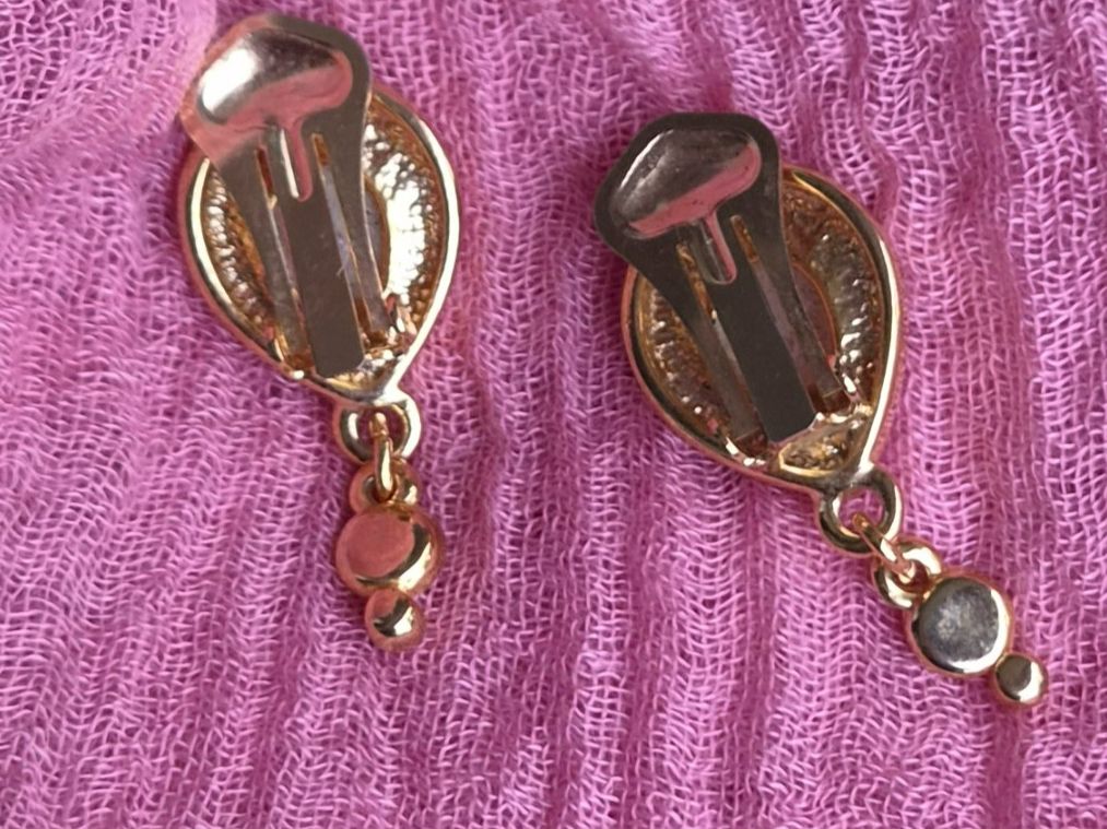 Orecchini pendenti & Orecchini a lobo: Vintage Ohrring Perlen Klipse Modeschmuck 1990 – Usato da Münchenbuchsee venduto da babilibern 2