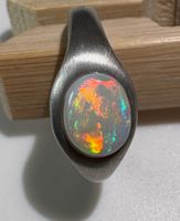 Ring Australischer Crystal-Opal Ring, variable Grösse