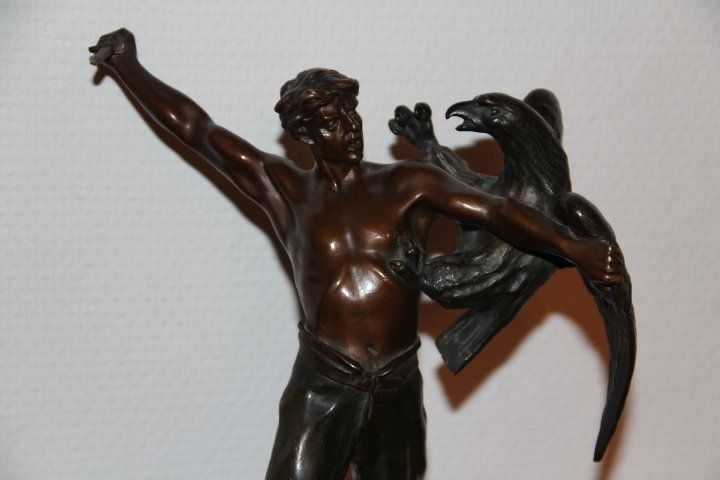 Sculture & Statue: Antique sculpture en bronze . – Usato da Praz (Vully) venduto da pikuluka1 2