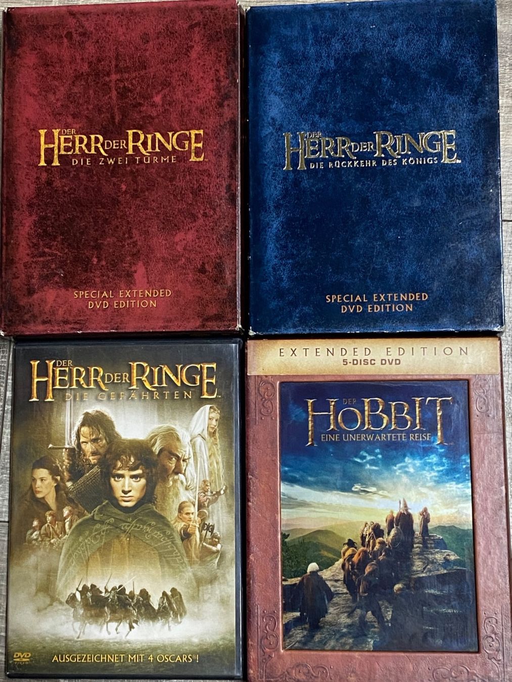 Tous les DVDs: Der Herr der Ringe + Der Hobbit 14x – D'occasion à Muri b. Bern par AdidasCollector