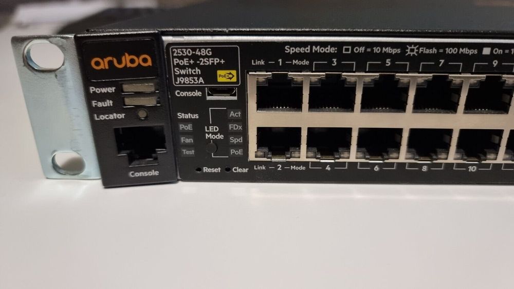 Hewlett Packard Hubs & Switches: Aruba 2530-48G-PoE+ 2SFP+ J9853A – Gebraucht aus Matran von bcnet_ch 1