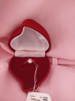 Silberring rhodiniert – Damen Ring mit Zirkonia