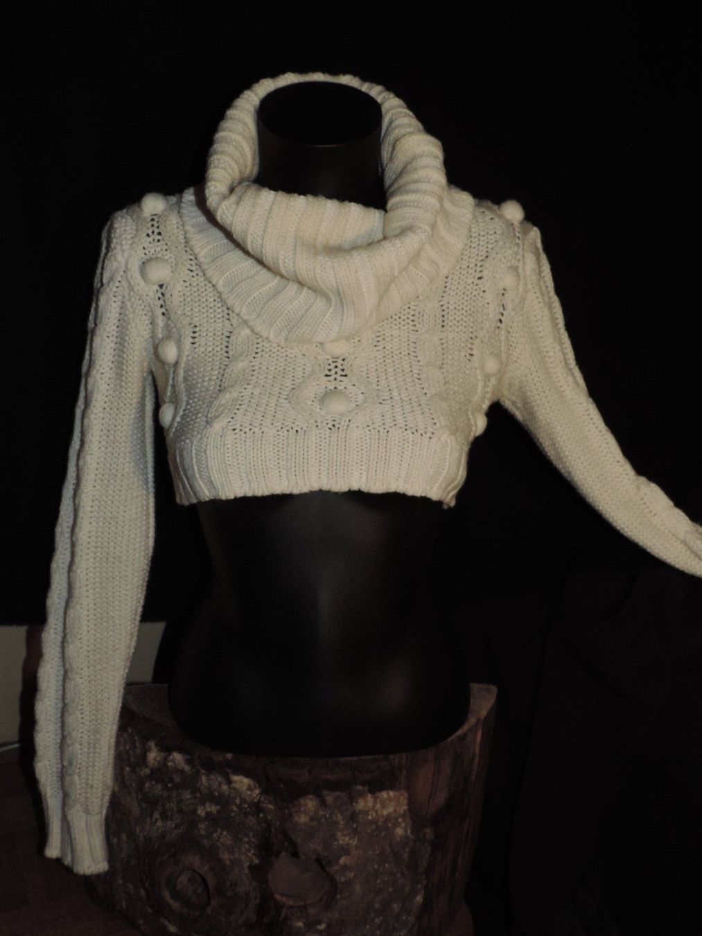 Maglioni & Felpe: pull col roulé en maille blanc – Usato da Genève venduto da Axelle333 5