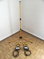 2 LED Baufluter à 20 W mit Stativ min. 60cm / max. 150cm