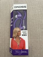 Koss Fitclips Kopfhörer für Frauen, Lila, Neu & Original!