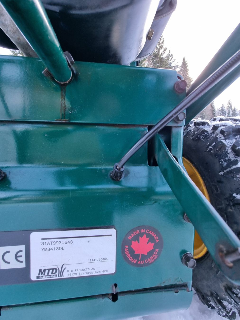 Mtd Toutes les machines: Starke MTD-Schneefräse – D'occasion à Hünenberg par PeterB0102 5