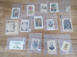 etwa 1000 alte Andachtsbildchen  - Heiligenbildchen  usw.