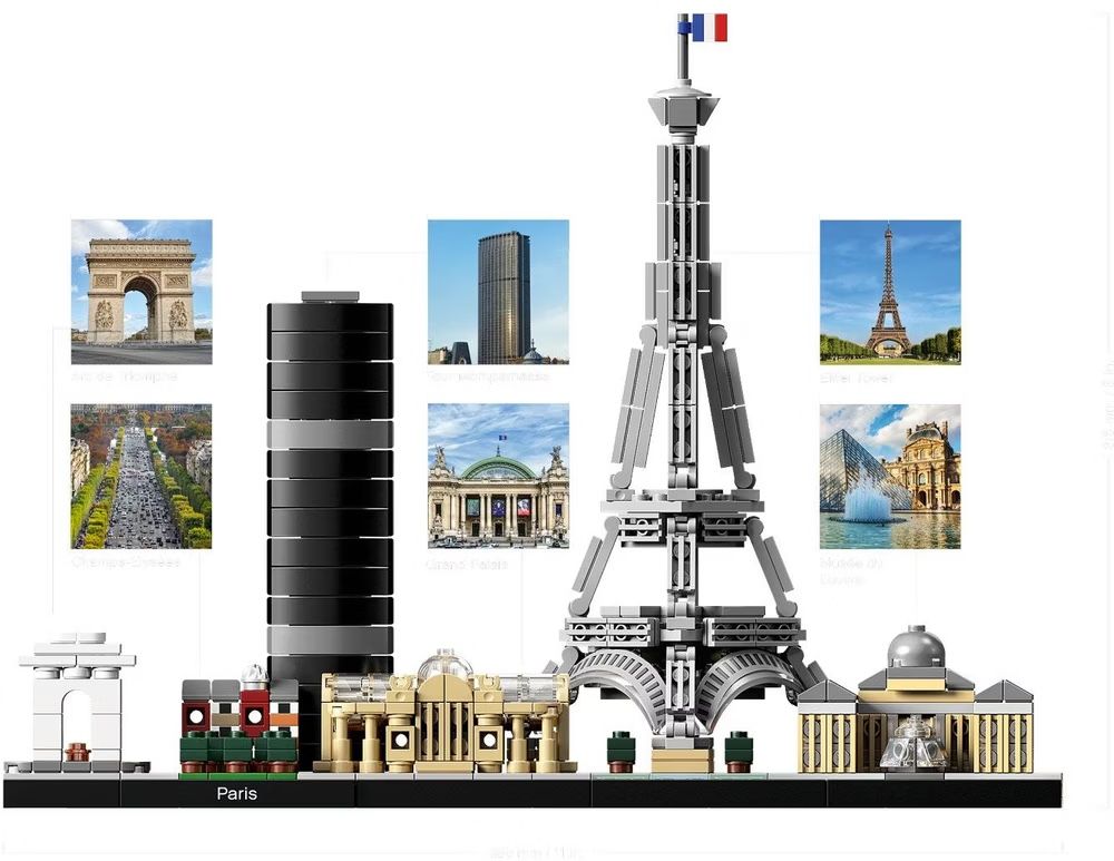 Lego Kit di costruzioni: Lego 21044 Paris Architecture – Nuovo (secondo la descrizione) da Recherswil venduto da Easy_sell 8