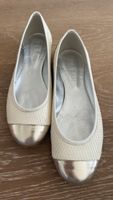 Ballerine Hogan bianche e argento, misura 37