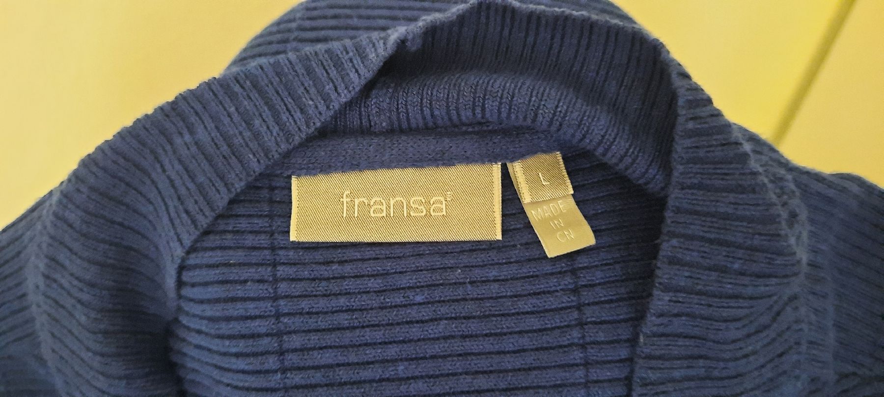 Jacken: ***FRANSA*** Longstrickjäckli Gr L königsblau – Gebraucht aus Wädenswil von H2H_Secondhandshop 4