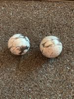 Ohrstecker Obsidian Schwarz/Grau, 12mm