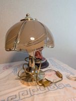 Tischlampe mit Glasschirm Höhe ca. 33cm - Letzte chance!