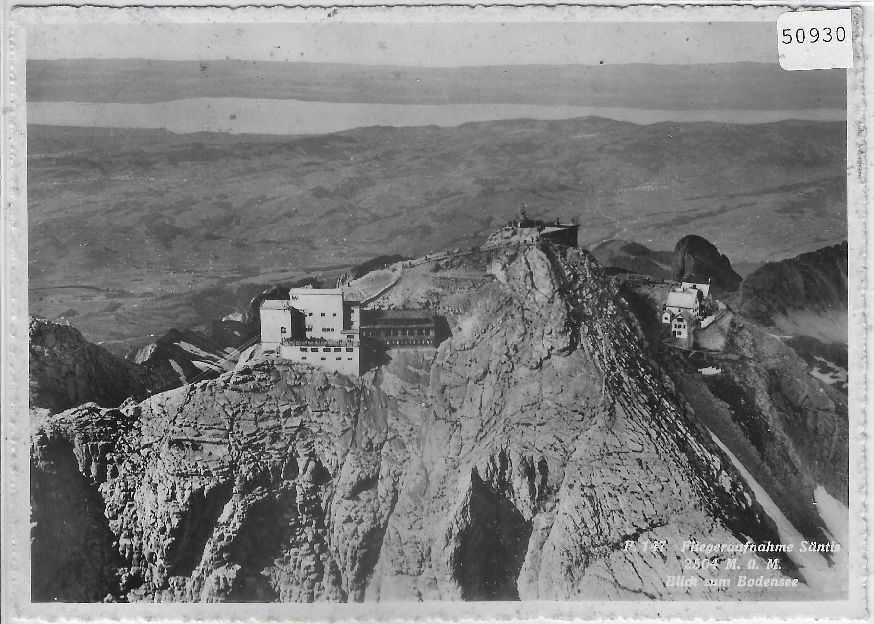 Cartoline postali: Fliegeraufnahme Säntis – Usato da Ettingen venduto da Kartenplanet