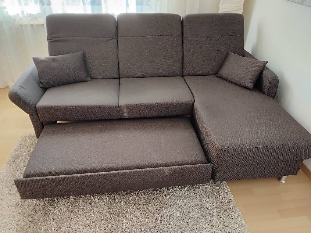 Sofas: Chaise longue Sofa mit Schlafmöglichkeit – Gebraucht aus Weinfelden von heweto 3
