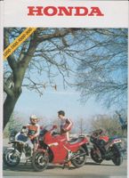 Catalogue motos Honda Suisse liste prix 1986  1200 1100 cm 3