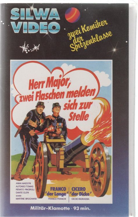 Herr Major, zwei Flaschen melden sich zur Stelle SILWA VHS | Acheter ...