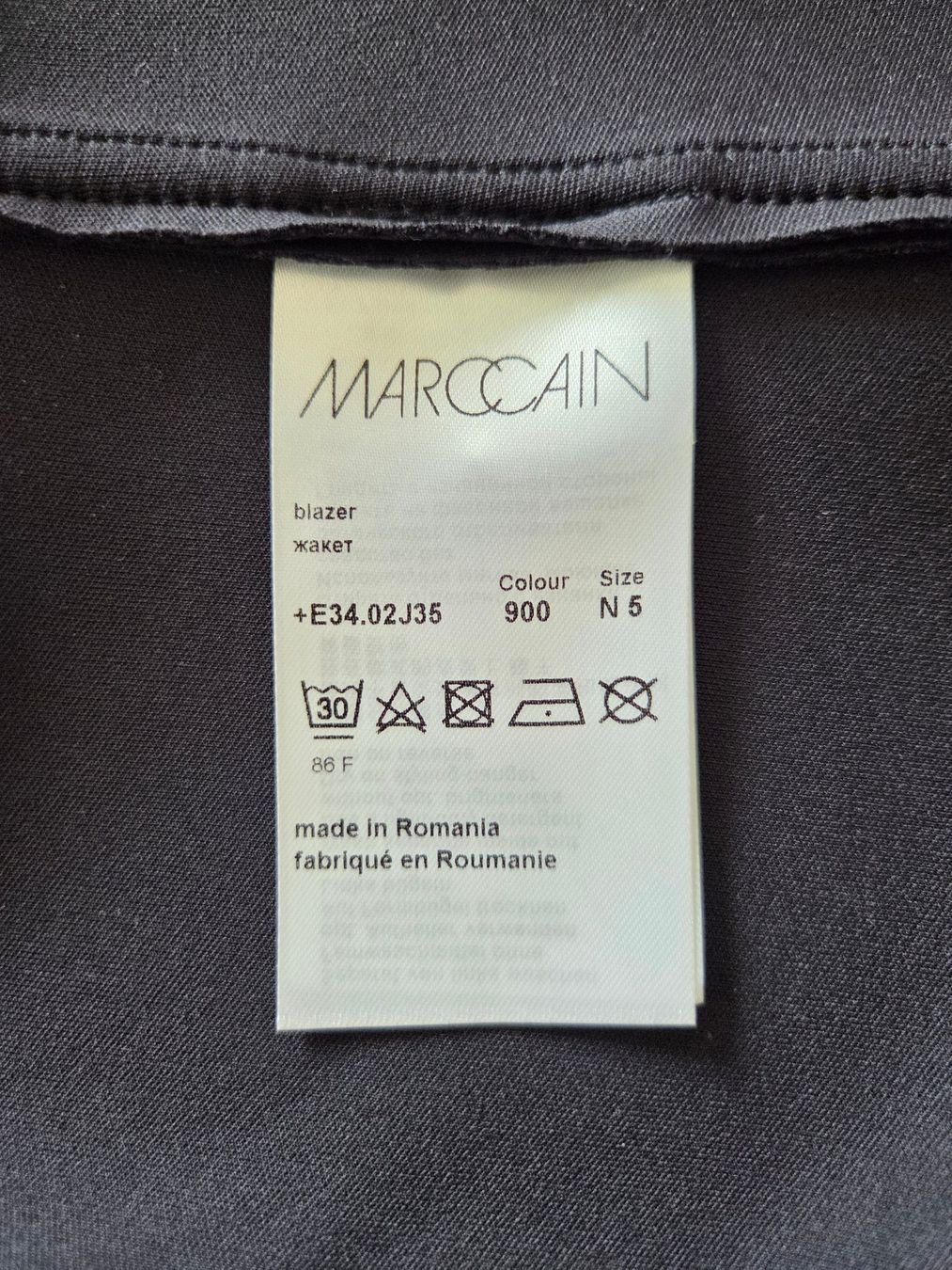 Marc Cain Giacche: Blazer von MARCCAIN SCHWARZ – Usato da Oberrieden venduto da Smart570 5
